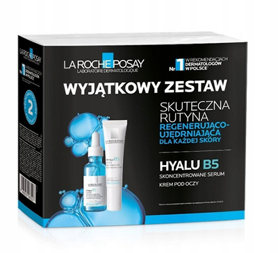 Set Serum për fytyrë anti-rrudhë 30 ml + Krem për sy hidratues 15 ml La Roche Posay Seti Hyalu B5