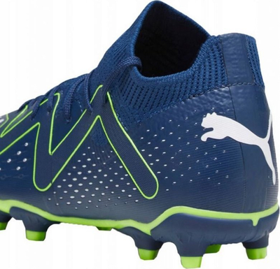 Këpucë futbolli Puma Future Match FG AG për kalamaj, DynamicFit, GripControl, blu