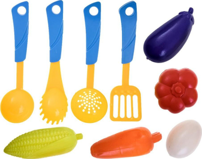 Set kuzhine lodër ZA0490, 18 copë, plastike, shumëngjyrëshe