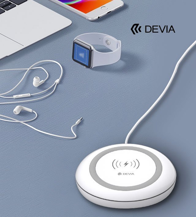 Karikues wireless HQ Qi, 10W, i bardhë