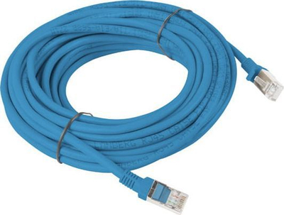 Kabllo patchcord Lanberg, KAT.5E, 30m, e kaltër