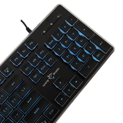 Tastiere White Shark Tachi Gk-003141 Black