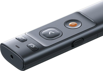 Telekomandë prezantimi Baseus Pilot ACFYB-B0G, lazer i kuq, lidhje USB USB-C, e zezë