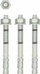 Ankër për beton Rawlplug R-HPTII-ZF, 16x125mm, 25 copë, gri
