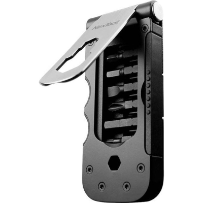 Multivegël biçiklete NexTool NE0122, çelik inoks, e vogël, zi argjend