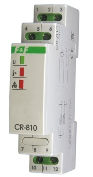 Relé monitorimi temperature F&amp;F CR-810, 1Z, 24V AC/DC 230V AC