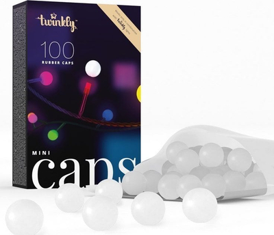Mbulesa silikoni Twinkly në formë topi për drita, 100 copë