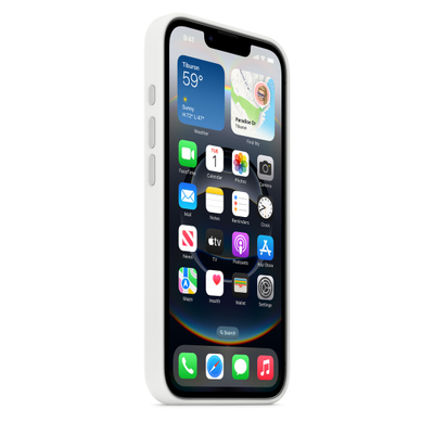 Apple iPhone 16e Silicone Case, White