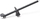 Krah horizontal për tripod Slik Sliding Arm II, rrotullim 360°, metal, ngjyrë e zezë