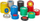 Set lodrash Plus Plus BIG Mix, rrota të mëdha shumëngjyrëshe, pa PVC