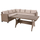 Set mobilje kopshti Carson HM6078.02, divan qoshe 6 persona, tavolinë PS wood, ngjyrë mocha