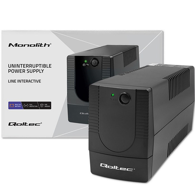 UPS Qoltec 53773 Line Interactive, 850VA 480W, 1 dalje AC, i zi