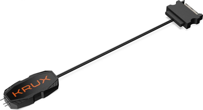 Ventilatorë Krux Lunar ARGB KIT 3x120 mm, 12 V, i bardhë/ zi