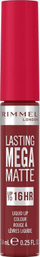 Течен кармин Rimmel Lasting Mega Matte, 7.4ml, Ruby Passion