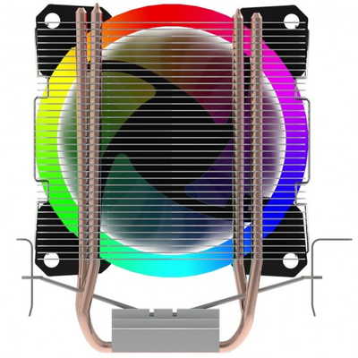 Ftohës CPU Aqirys Puck RGB AQRYS_PUCK, 90mm PWM, deri 125W TDP, shumëngjyrësh