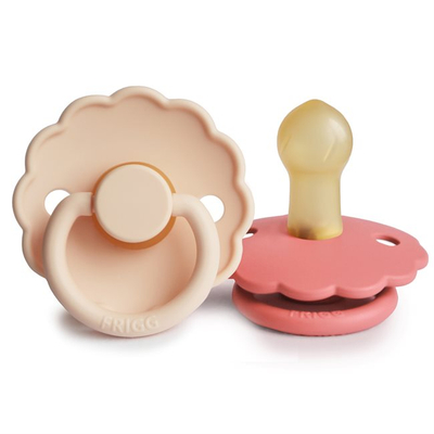 Mema FRIGG -Daisy, Pink Cream/Poppy -Size 2 (2-pack)