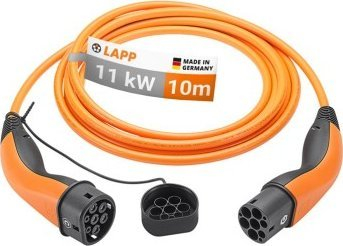 Kabllo karikimi Type 2 LAPP, 11 kW, 10 m, portokalli