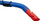 Set zhytjeje për kalamoj Diving Set Blue, maskë me snorkel, blu
