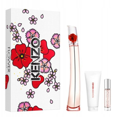 Set parfum femrash Kenzo Flower by Kenzo Poppy Bouquet, EDP 100ml, losion trupi 75ml, EDP 10ml