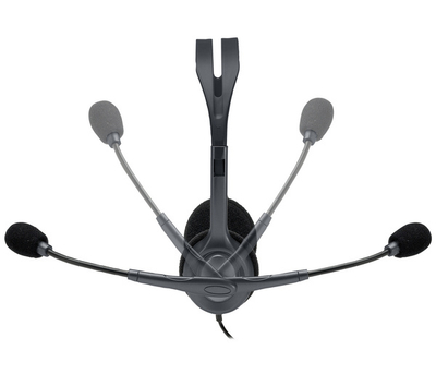 Kufje Logitech H111, me kabllo, të hirta