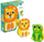 Магнетна играчка Djeco Inzebox Zanimals, дрво, 2+ години, многуобојна