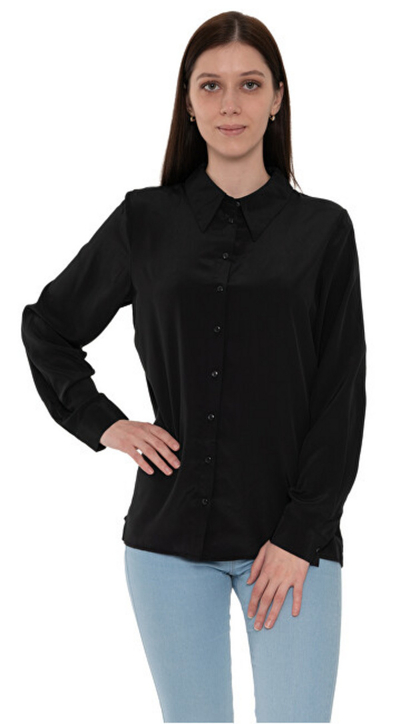 Këmishë Vero Moda VMVIVI, e zezë
