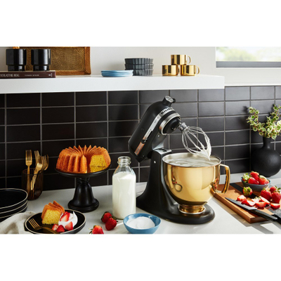 Mikser planetar KitchenAid Artisan 5KSM125, 4.8L, 10 shpejtësi, i zi mat