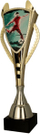 Kupë trofeu Victoria Sport Plastic Trophy Gold Football, 30cm, plastikë, ngjyrë ari