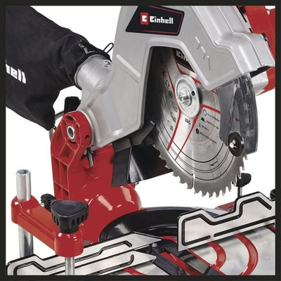 Sharrë këndore Einhell TC-MS 216, 216mm, 1600W, e kuqe
