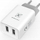 Karikues prizë Maxximus Urban, 2.1A, 2x USB me kabllo Type C, i bardhë