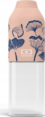 Shishe uji Monbento MB Positive M Graphic Ginkgo, 0.5L, Tritan, rozë