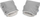 Doreza karroce Sensillo GLOVE Minky, të papërshkueshme nga uji, material minky, gri