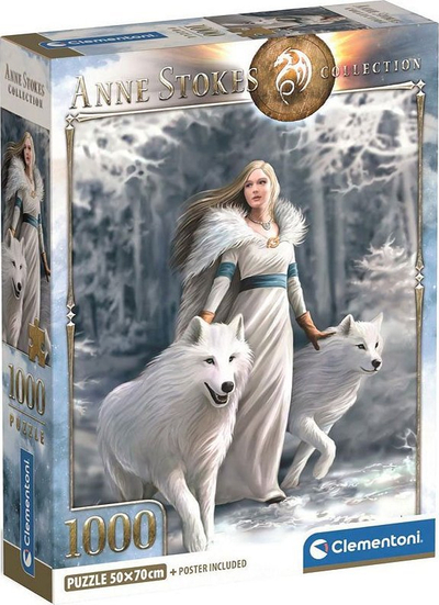 Puzzle Clementoni Anne Stokes Winter Guardians, 1000 copa