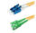 Kabllo optike XtendLan duplex patch, SM 9/125 OS2, LC SC, 2m, e verdhë