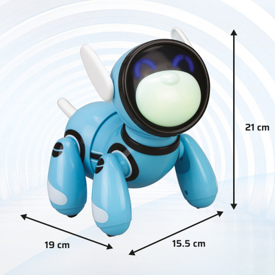 Qen robotik interaktiv Silverlit YCOO Jiggo 88497, me telekomandë, sensor prekjeje, shumëngjyrësh