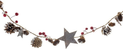 Retlux венец нано со природна декорација кафеав RXL 356, топло бело