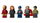 Set ndërtimi LEGO Marvel Logo and Minifigures, koleksionues, shumëngjyrësh