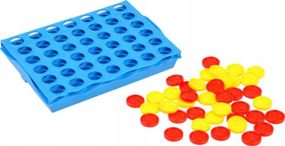 Loje tavoline Line Up 4 GR0374, strategjike per 2 lojtare, version i vogel, blu