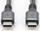 Kabllo Digitus USB 4.0 Type C, 20 Gbit/s, 8K, 60 W, gri