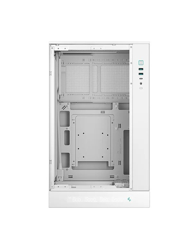 Kuti PC DeepCool CH270, Micro ATX, xham i temperuar, e bardhë