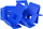 Kapëse për nivelim pllaka GEKO G00390, set 50 copë, plastike, blu