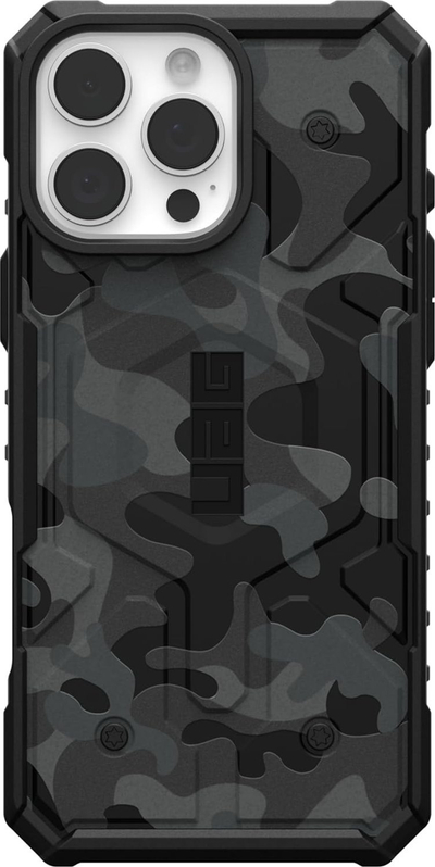 Mbrojtëse telefoni UAG Pathfinder MagSafe për iPhone 16 Pro Max, Midnight Camo, e zezë