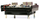 Ventilator ftohës 12V, 80x80x10.8mm, 2 përçues, i zi