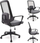 Karrige zyre ergonomike Ertusolid AMO-70, gas lift, mbështetëse rrjete, gri melange