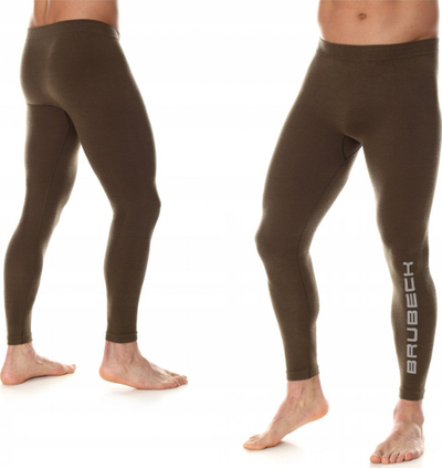 Geta termike për meshkuj Brubeck Ranger Wool, madhësia XXL, lesh merino, ngjyrë kaki