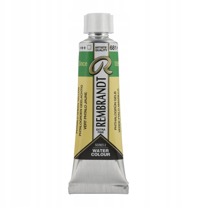 Ngjyrë uji Rembrandt Phthalo Green Yellow 681, 10ml, jeshile e verdhë