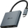 Adaptor USB-C TP-Link UH3020C, 3 porte, HDMI 4K, gri metalik