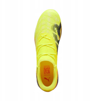 Patika futbolli Puma Future 8 Match Low FG AG, burra, e bardhë portokalli