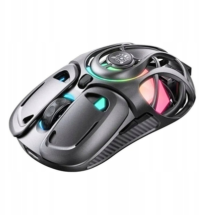 Maus gaming Onikuma DM02, RGB, me kabllo edhe wireless, gri