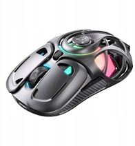 Maus gaming Onikuma DM02, me kabllo dhe wireless, RGB, i zi